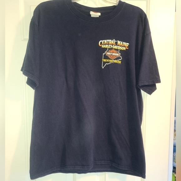 Vintage Harvey Davidson T-shirt  Mens Size Lg. - Picture 2 of 6